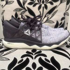 Reebok Purple and White Floatride Sneakers